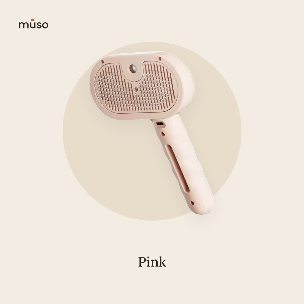 The Mist Brush – Spray Grooming Brush for Cats and Dogs
