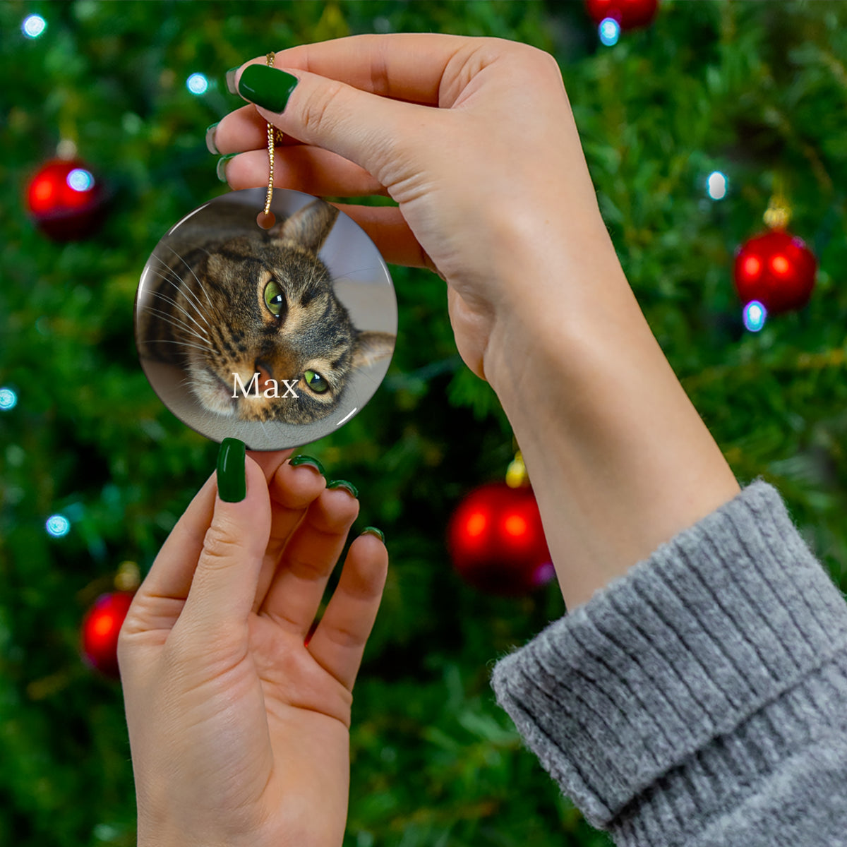 The Portrait Ornament – Personalized Pet Photo Christmas Ornament