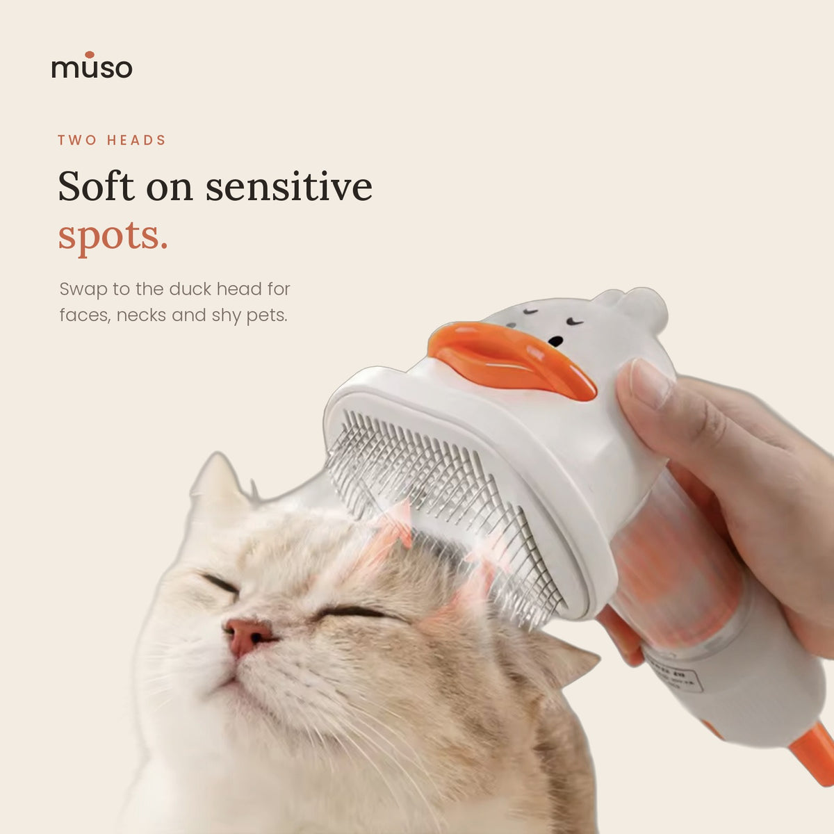 The Fur Catcher – Pet Grooming Comb with Built-In Hair Vacuum