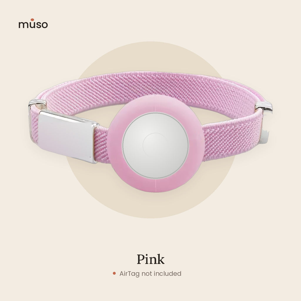 The Tracker Collar – Elastic AirTag Cat Collar with ID Tag