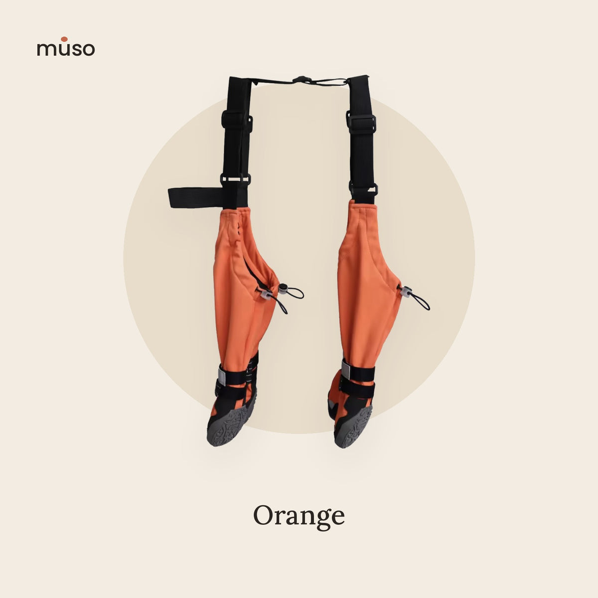 The All-Weather Leggings – Dog Boots with Leg Covers & Suspenders