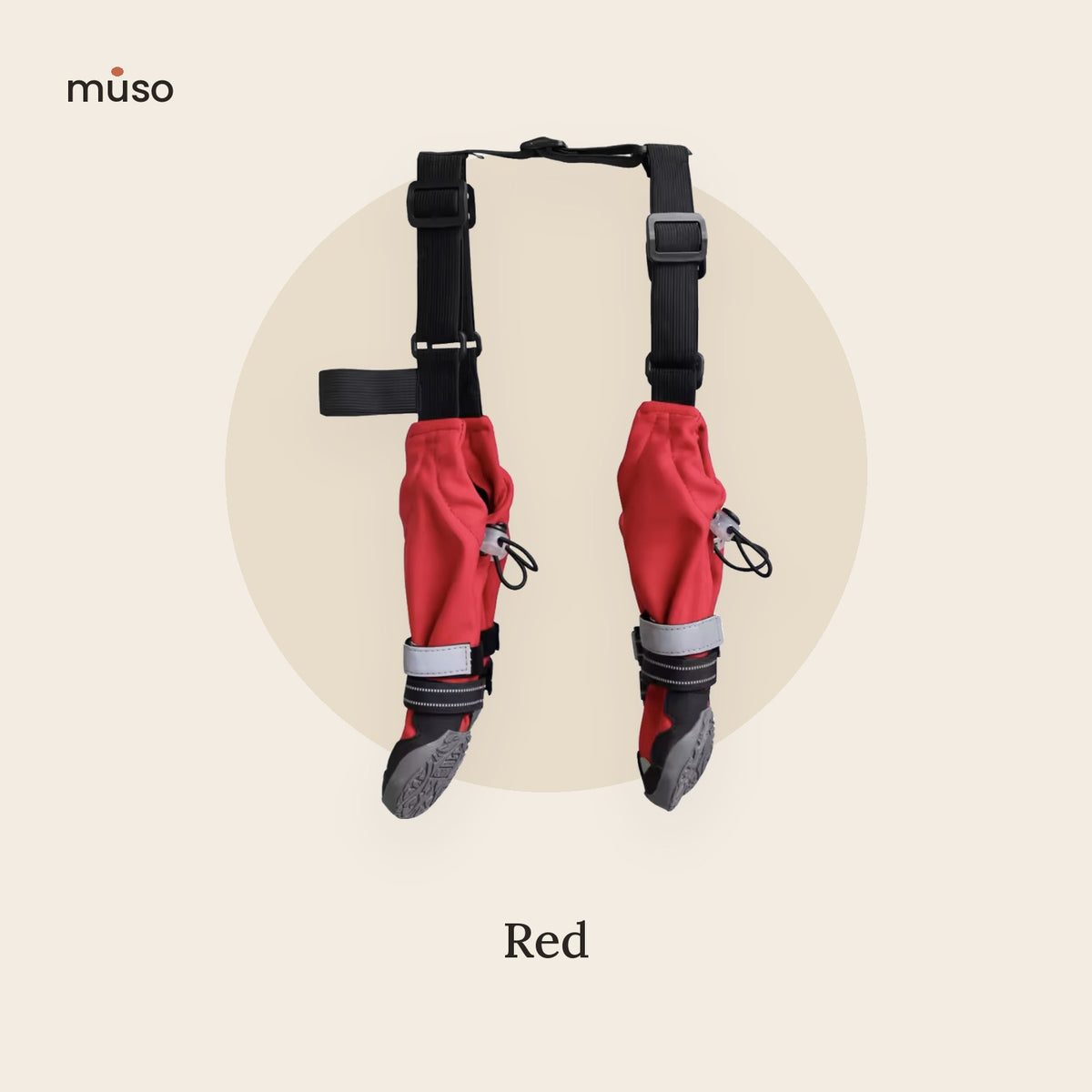 The All-Weather Leggings – Dog Boots with Leg Covers & Suspenders