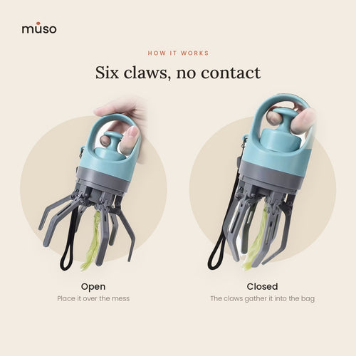 The Claw Scoop – Hands-Free Dog Poop Picker with Bag Dispenser