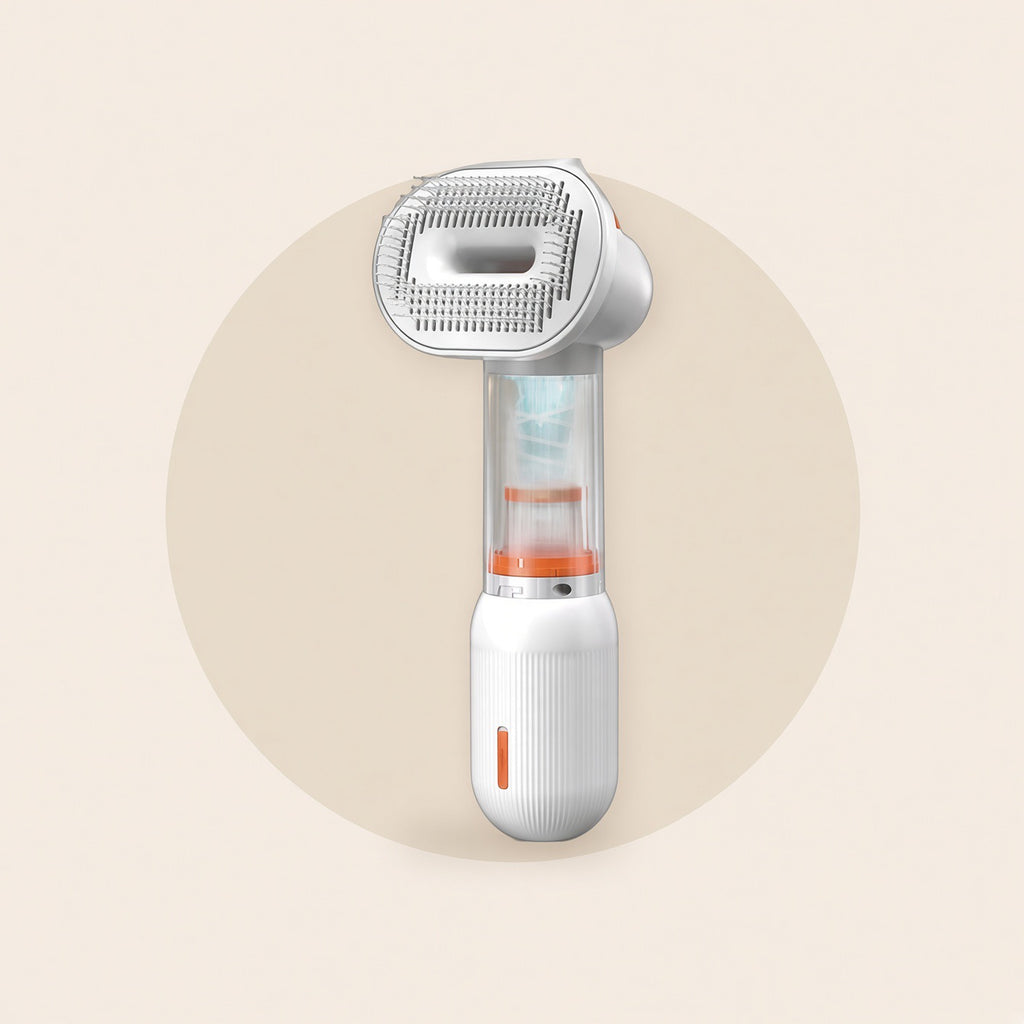 The Fur Catcher – Pet Grooming Comb with Built-In Hair Vacuum