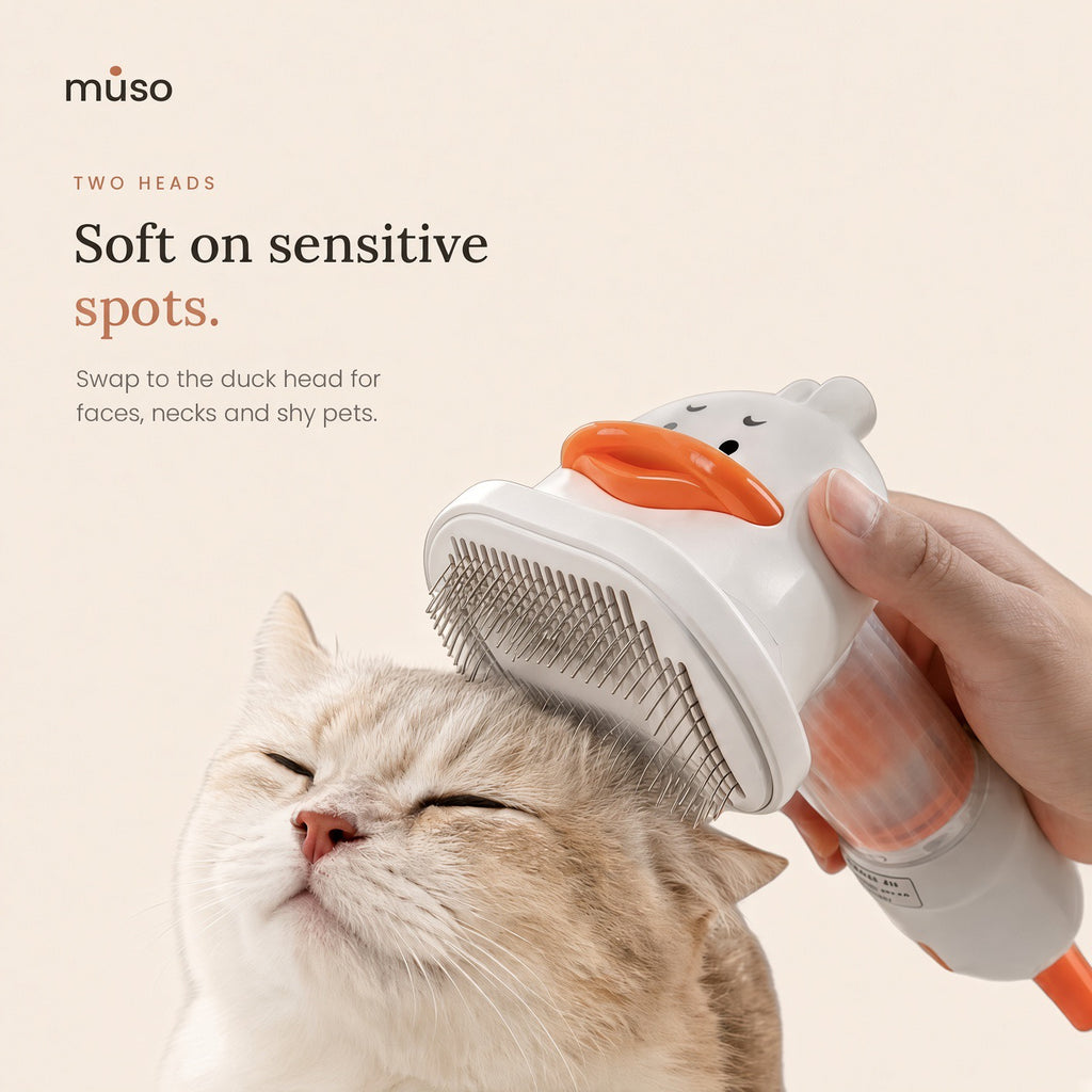 The Fur Catcher – Pet Grooming Comb with Built-In Hair Vacuum