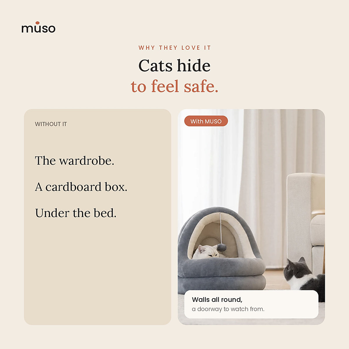 The Cat Hideaway: why it works