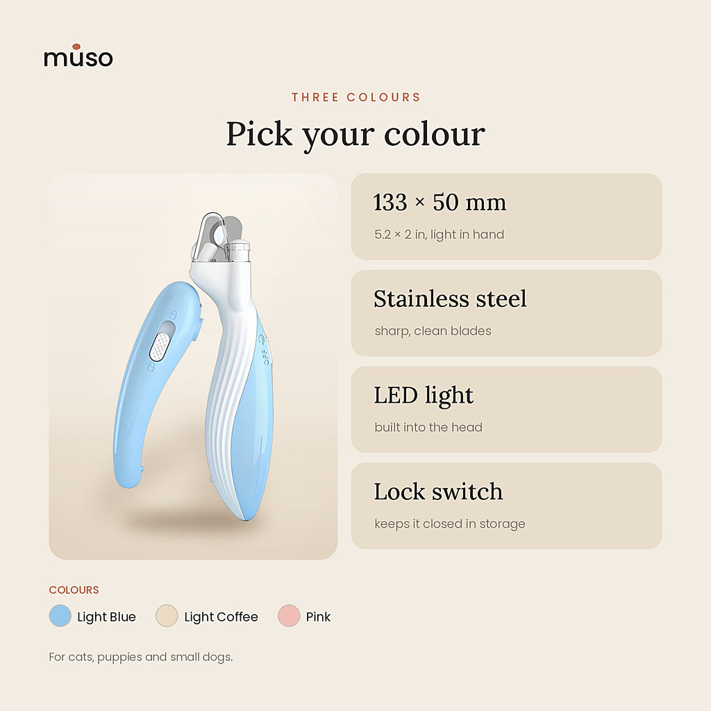The Clear-Cut Clipper: colour options