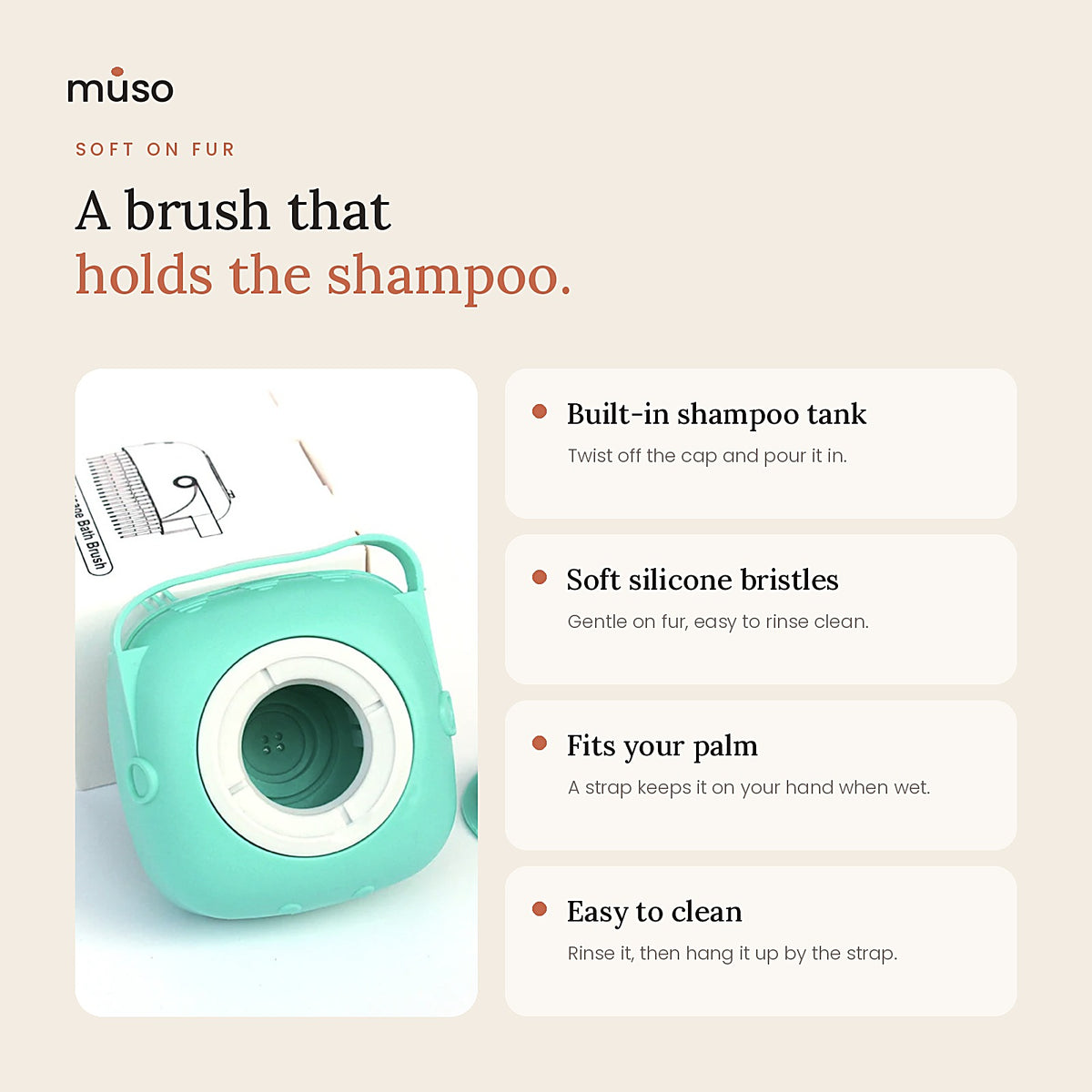 The Suds Brush: key features