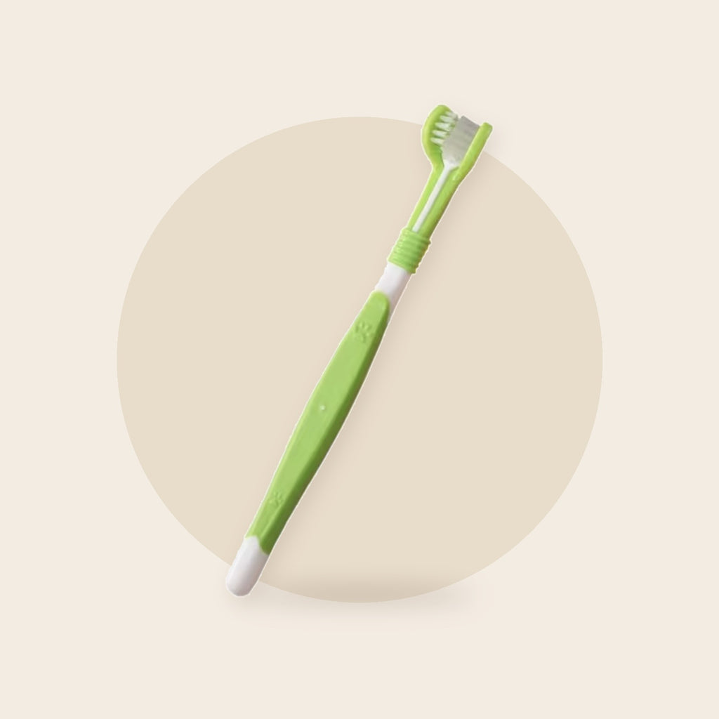 The Triple Brush – Three-Sided Dog Toothbrush