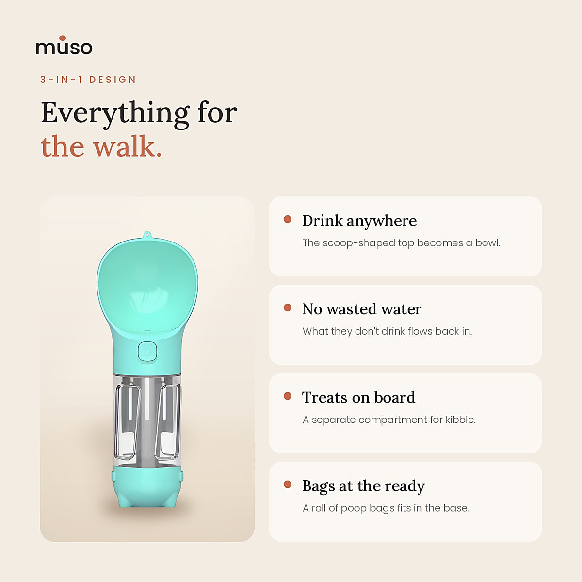 The Walk Bottle: key features