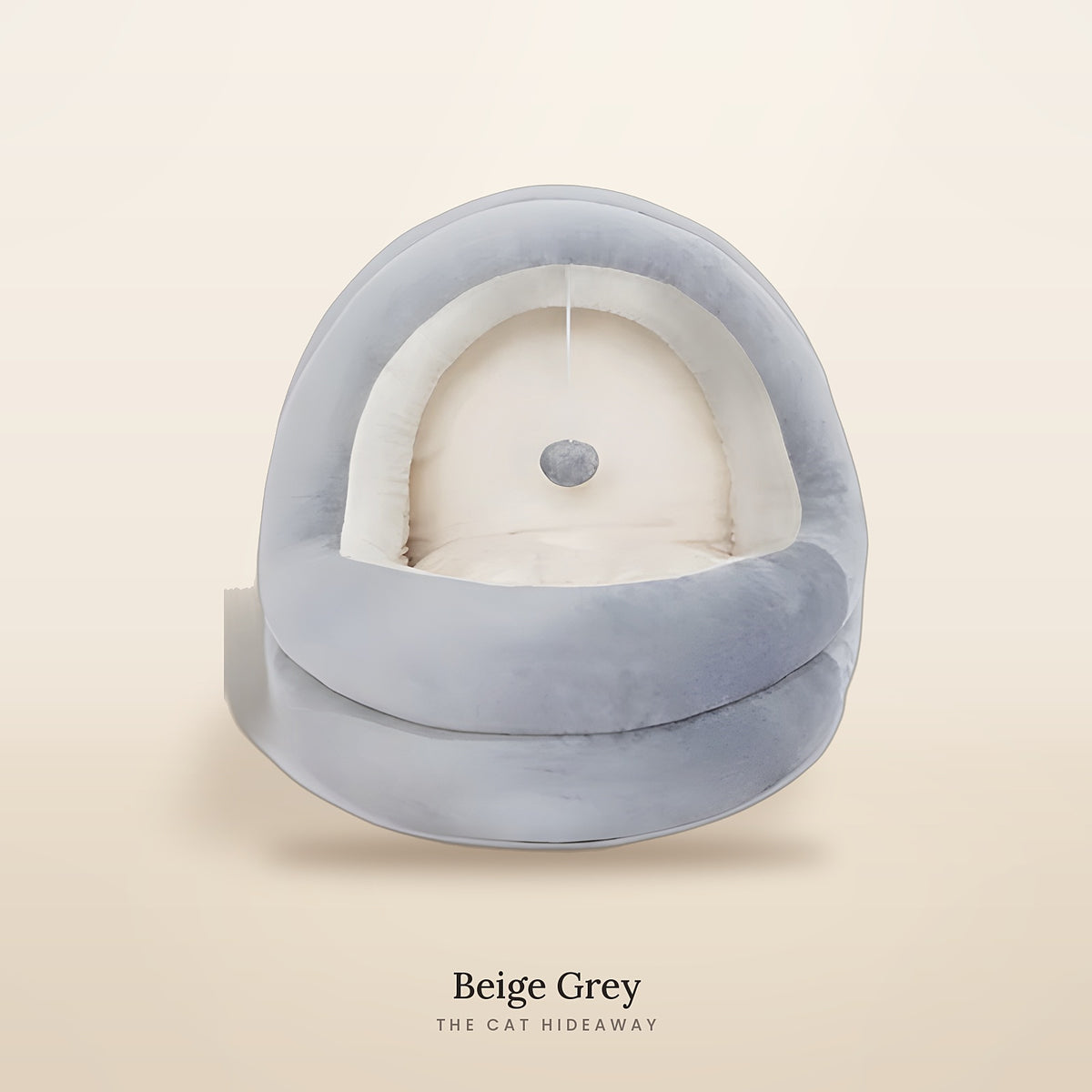 The Cat Hideaway in Beige Grey