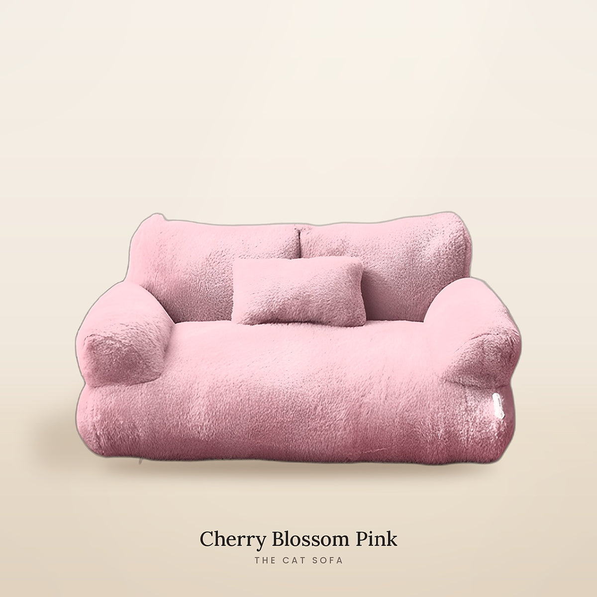 The Cat Sofa in Cherry Blossom Pink