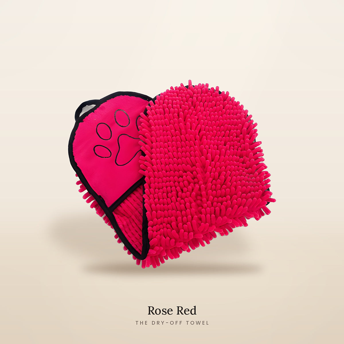 The Dry-Off Towel in Rose Red