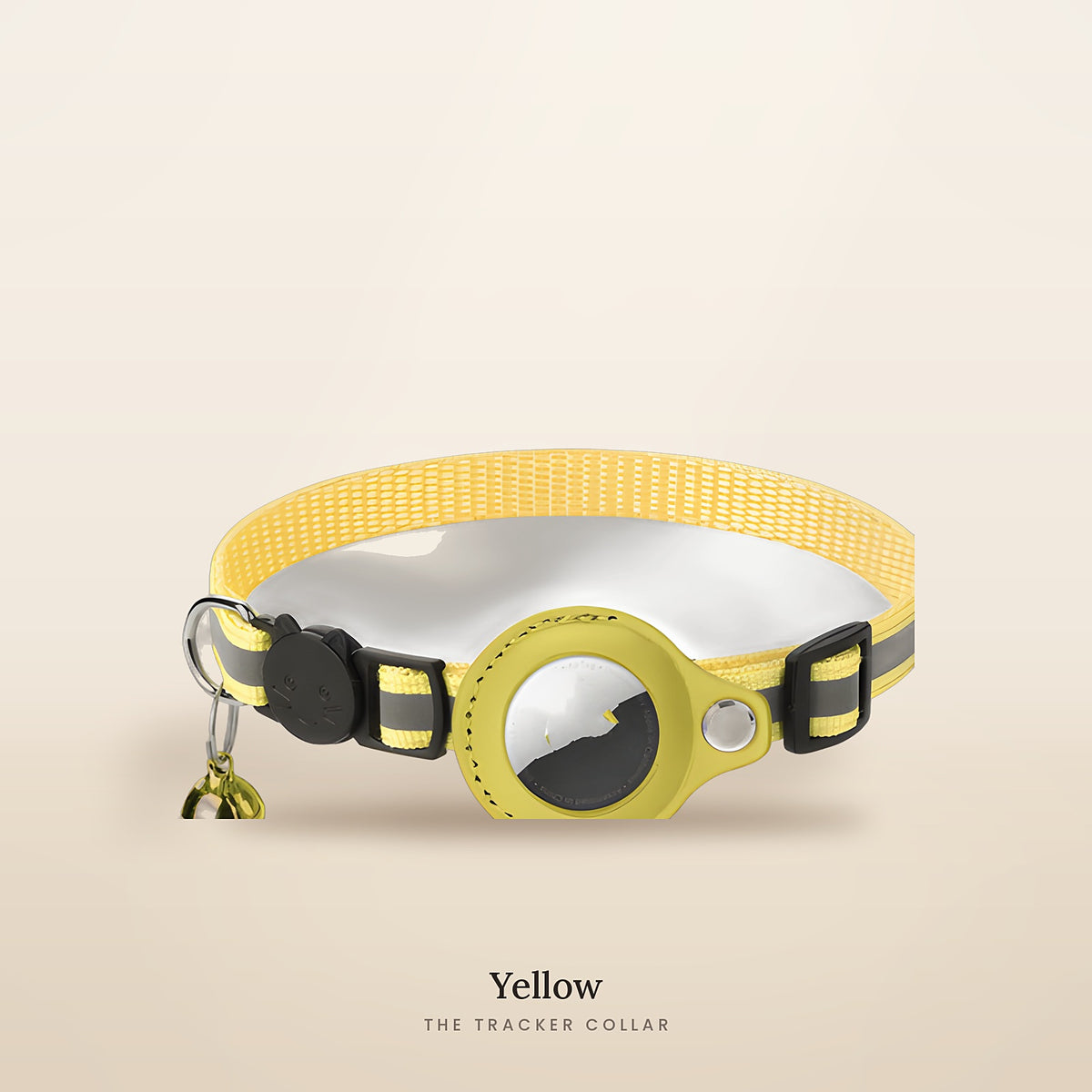 The Tracker Collar in Yellow