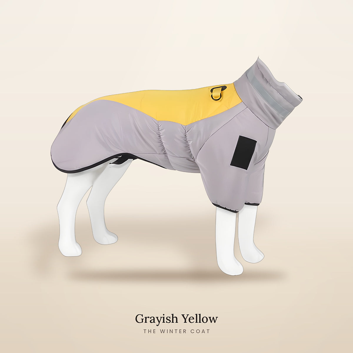 The Winter Coat in Grayish Yellow