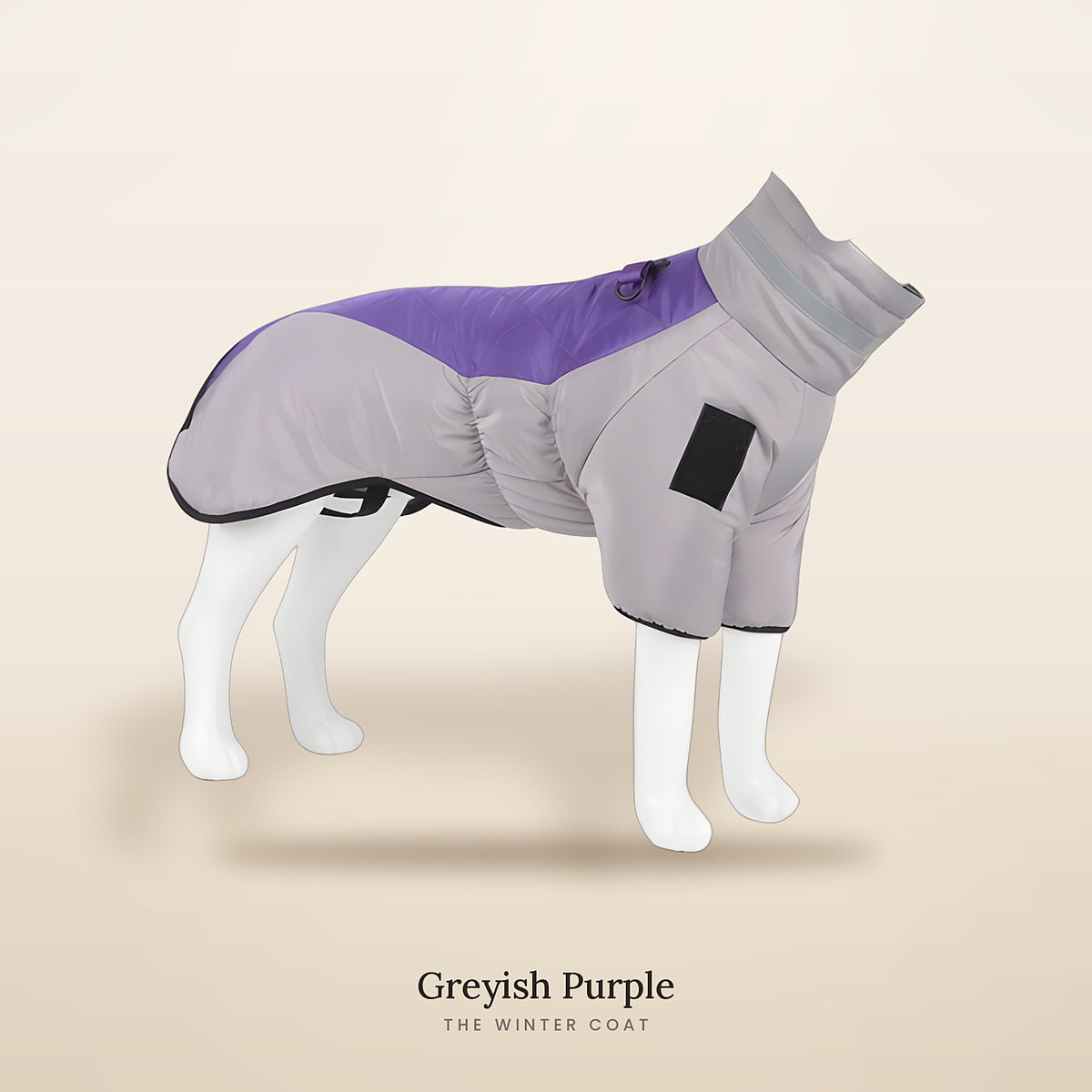 The Winter Coat in Greyish Purple